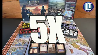 What is a 5X Board Game?  Europa Universalis: The Price of Power