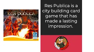 The Purge: # 4602 Res Publica: A City building card game