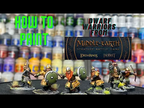 How to Paint the Durin's Folk Dwarf Warriors from Middle Earth: Strategy Battle Game