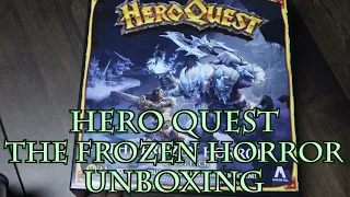 HeroQuest The Frozen Horror Unboxing