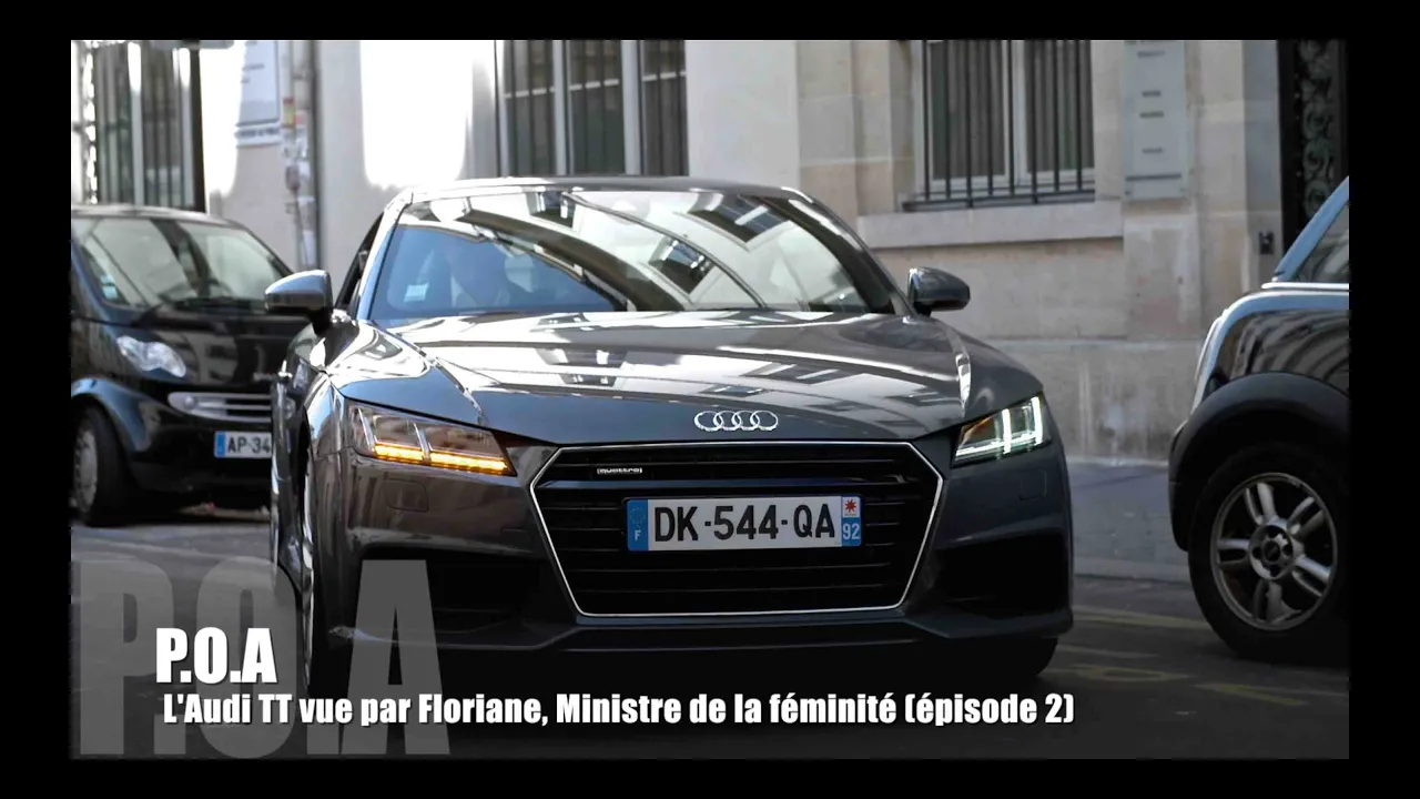 Nouvelle Audi TT Coupé 8S 2015 : la conduite par Floriane (2/2)