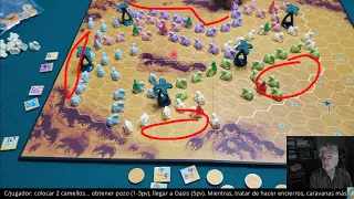 Videoanálisis: comento tácticamente partida de A través del Desierto, ¿el mejor juego de Knizia? ᴴᴰ