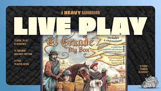 El Grande w/K&I expansion - 5p Play-through, & Roundtable Discussion by Heavy Cardboard