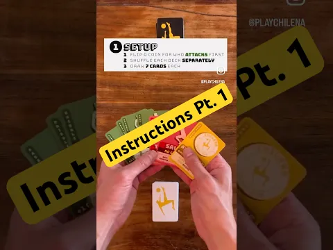 𝑪𝑯𝑰𝑳𝑬𝑵𝑨 Fútbol Card Game — Instructions Pt. 1 #soccer #football #cardgame #kickstarter