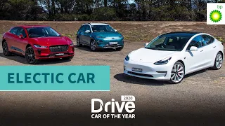2020 Best Electric Car: Tesla Model 3, Hyundai Kona, Jaguar I-Pace | 2020 Drive Car of the Year