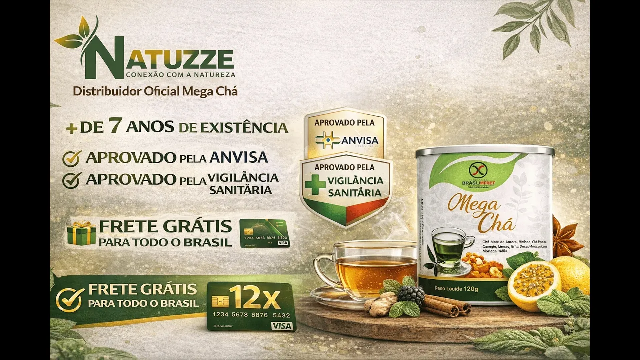 Vídeo de Natuzze Mega Chá Oficial