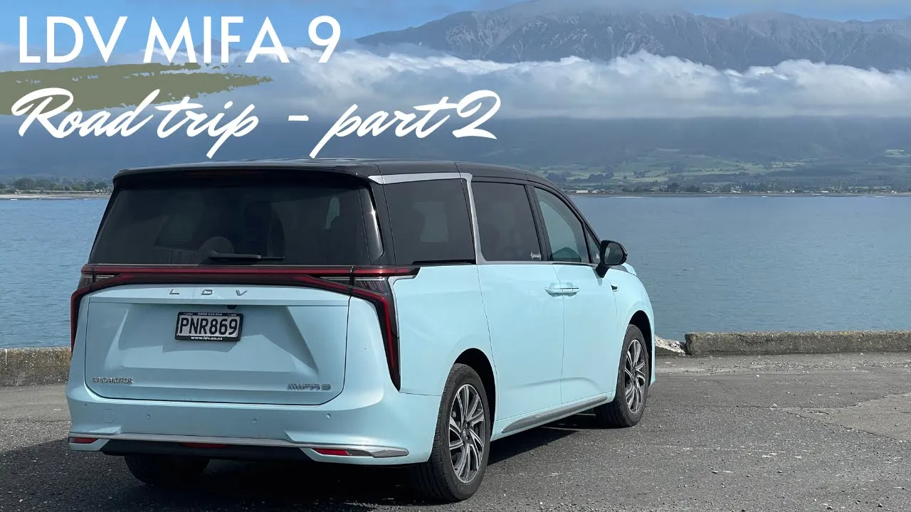 LDV MIFA 9 road trip - stunning scenery in a 400km range electric minivan