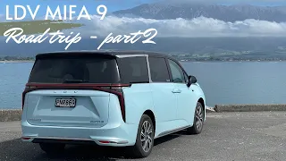 LDV MIFA 9 road trip - stunning scenery in a 400km range electric minivan