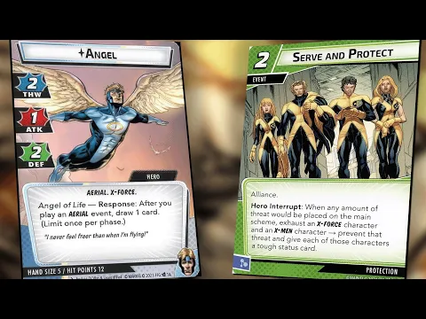 Angel vs Expert Tower Defense - Serve and Protect Build Marvel Champions Live Replay