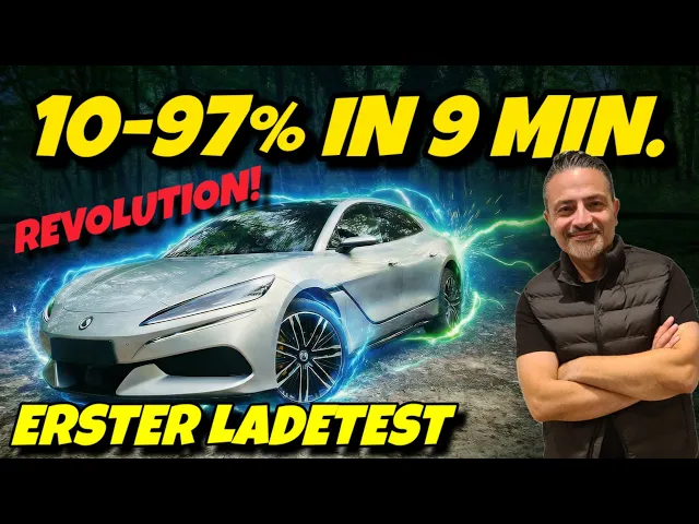 Vollgeladen in 9 Minuten! Denza Z9 GT Flash Charging. Die Revolution an der Ladesäule.