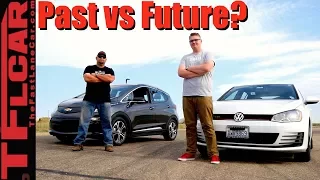 Past vs Future: 2017 Chevy Bolt vs VW GTI Drag Race