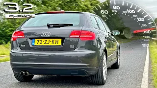 2006 AUDI A3 3.2 VR6 100-200 SOUND & POV