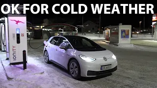 VW ID3 road trip to -25°C in Folldal part 2