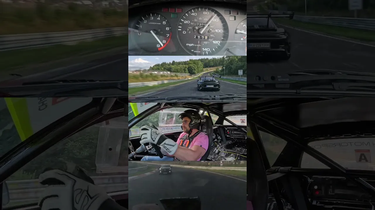 Civic FROM HELL Upsetting Porsche GT3 RS // Nürburgring