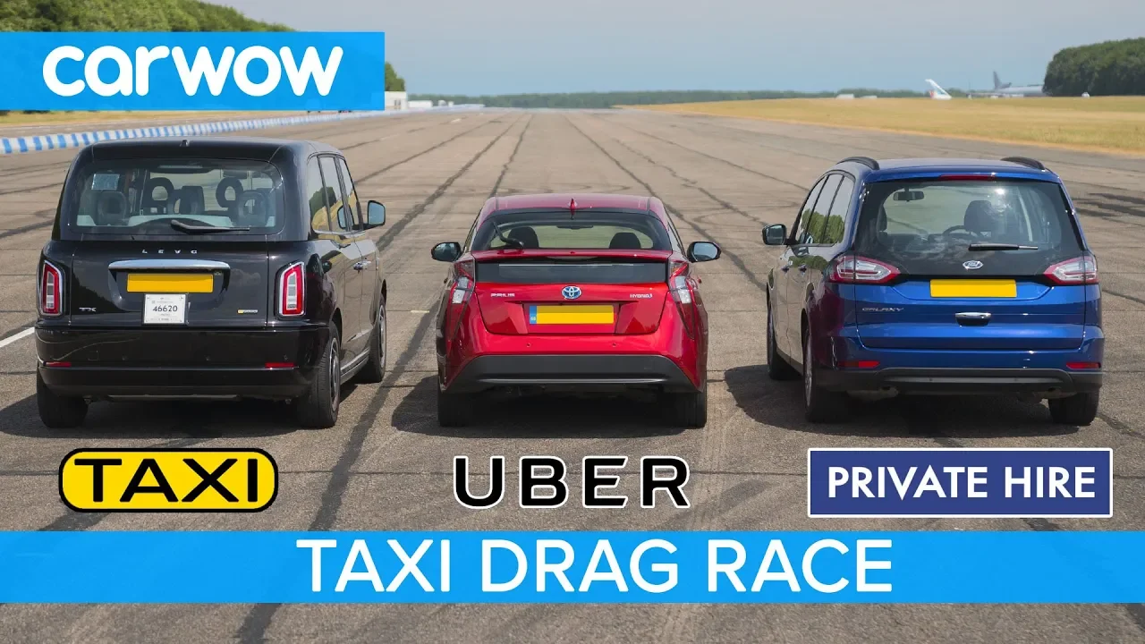 TAXI DRAG RACE: Uber vs electric London Black Cab vs private hire - which is quickest?