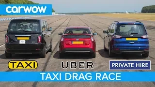 TAXI DRAG RACE: Uber vs electric London Black Cab vs private hire - which is quickest?