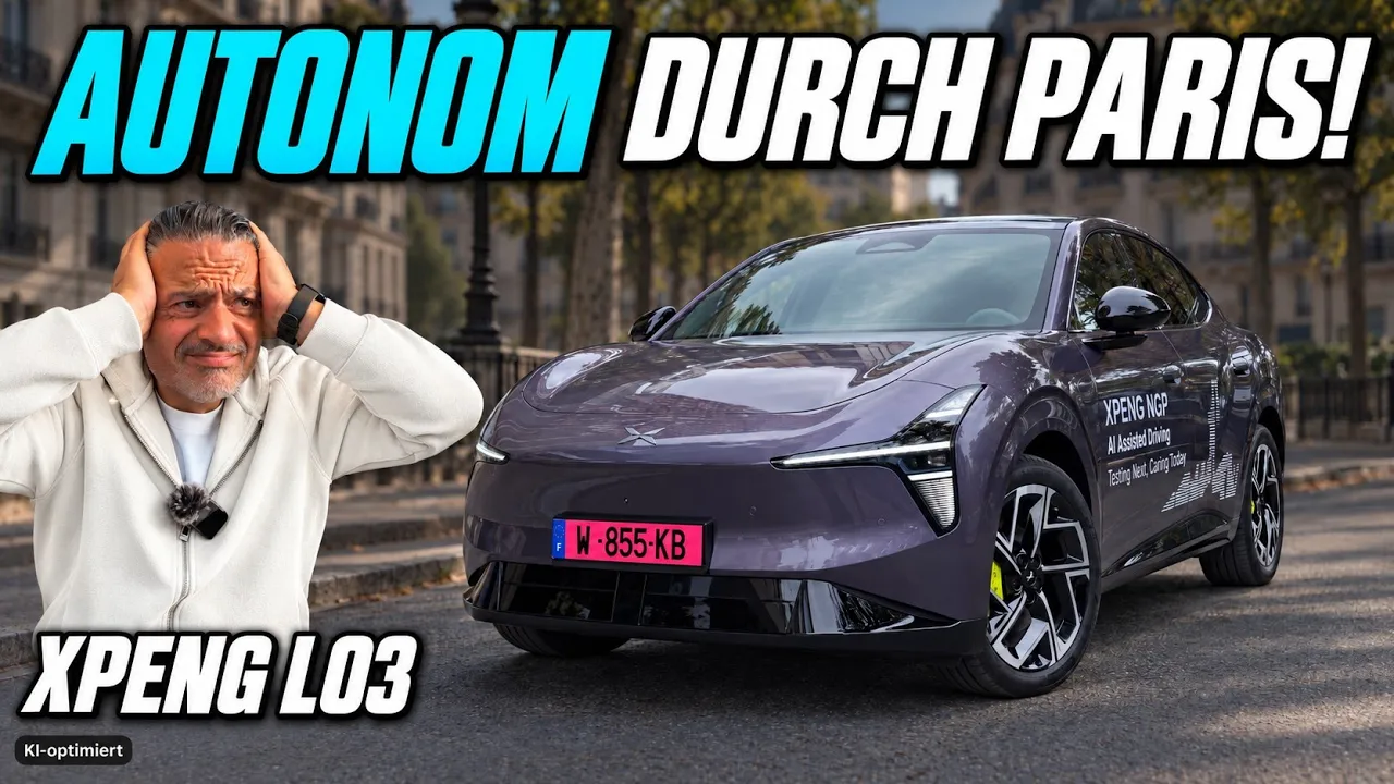 XPENG L03 fährt autonom durch Paris: 40 Minuten ohne Eingriff!