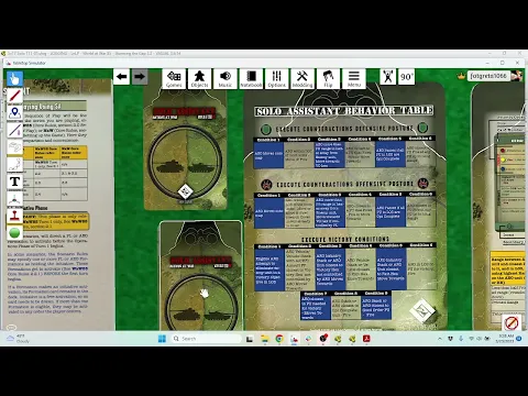World at War 85 S17 Solo Turn T11 Game Over