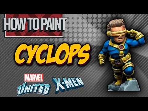 Painting Cyclops - Marvel United: X-Men