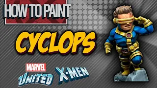 Painting Cyclops - Marvel United: X-Men