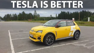 Renault 5 E-Tech Sunday driving