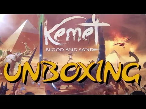 SMGSLT - Unboxing Kemet: Blood and Sand & The Book of the Dead (KS Edition)