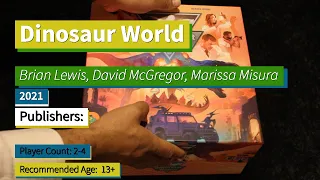 Dinosaur World - Part 1: The Unboxing