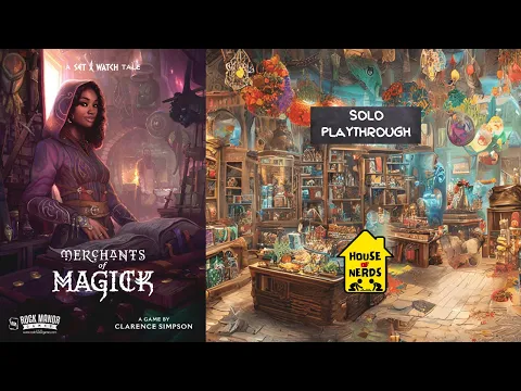 Παίζουμε Merchants of Magick (Solo) | House of Nerds