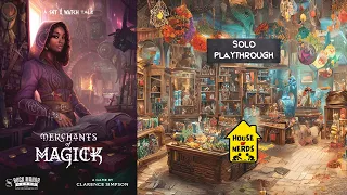 Παίζουμε Merchants of Magick (Solo) | House of Nerds