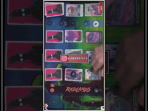Radlands Board Game Gameplay | Board Game In A Minute #shorts