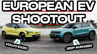 Premium small electrics head to head (Jeep Avenger vs Volvo EX30)