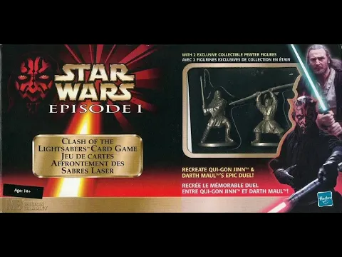 Unboxing Star Wars: Episode 1 - Clash of the Lightsabers Card Game