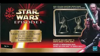 Unboxing Star Wars: Episode 1 - Clash of the Lightsabers Card Game