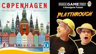 Copenhagen playthrough by Which Game First: A Board Game Podcast