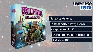Como se juega Valeria el Reino de Cartas