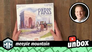 Paris Board Game - Unboxing - Prototype