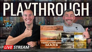 Terraforming Mars | Venus Next & Colonies | Live Playthrough