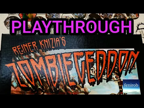 Zombiegeddon Board Game | Playthrough