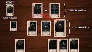 Magic Arena. Example of a battle.