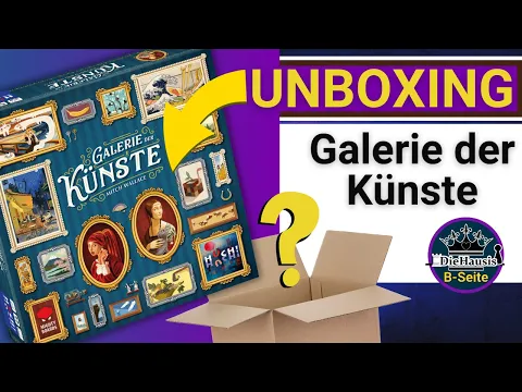 Galerie der Künste | ? Unboxing Spiel von  HUCH! | DieHausis B-Seite