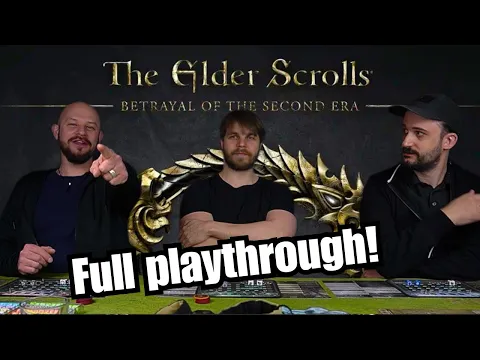 The board game elder scrolls betrayal of the second era - Full play through