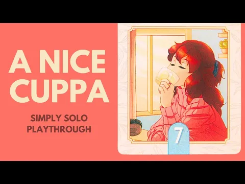 A Nice Cuppa | Solo Board Game Tutorial and Playthrough