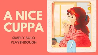 A Nice Cuppa | Solo Board Game Tutorial and Playthrough