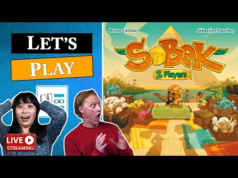 SOBEK: 2 Player Live Board Game Playthrough #103