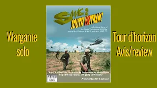 Save: South Vietnam (wargame solo plateau) : tour d'horizon et avis/review