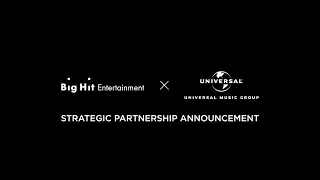 Big Hit Entertainment x Universal Music Group | Strategic Partnership Announcement