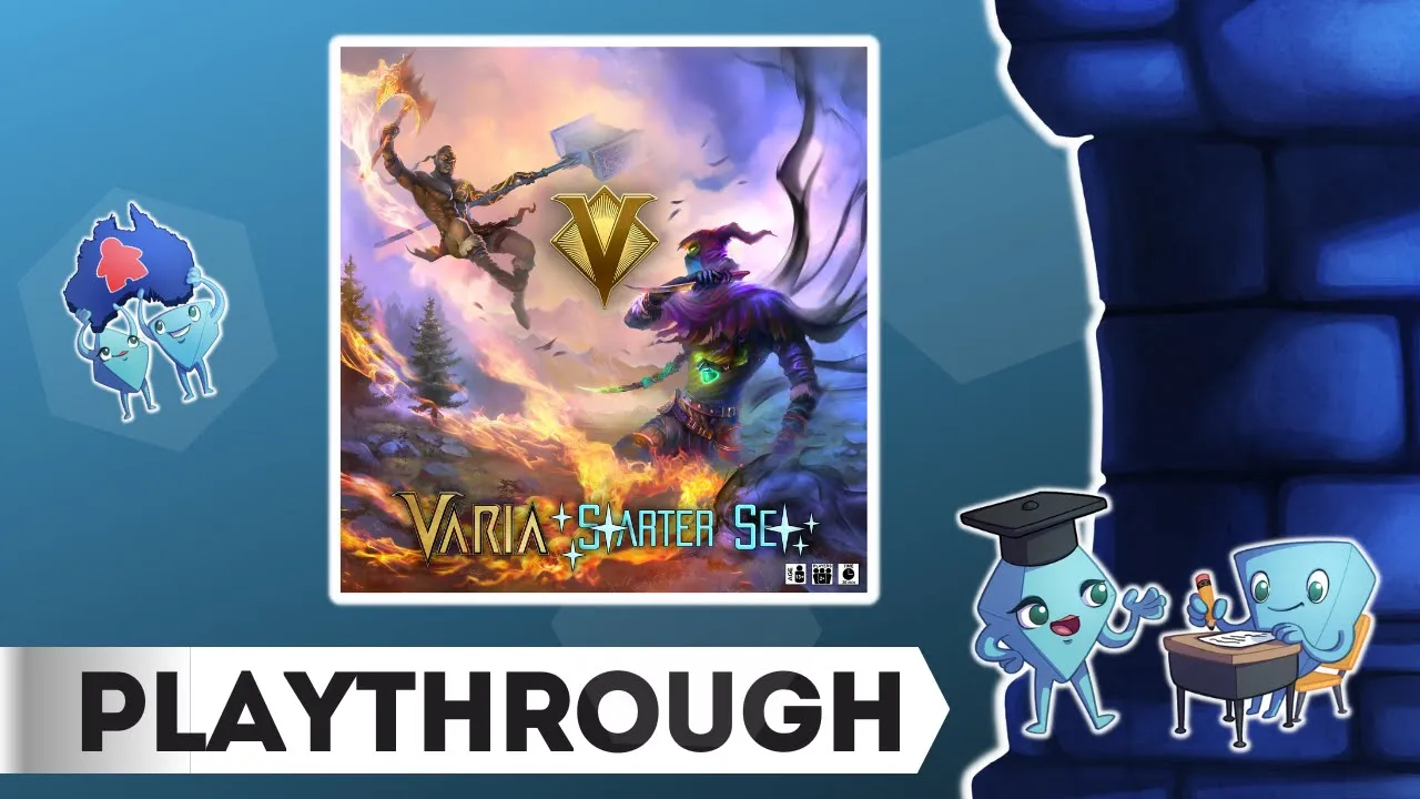 Varia - Card duel game, build your Classes - Playthrough with Tarrant and Stella