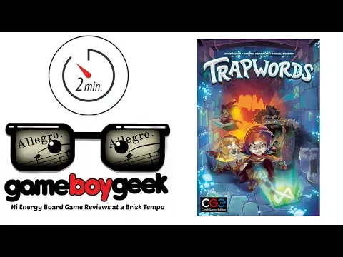 Trapwords (Allegro 2-min) Review with the Game Boy Geek