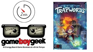 Trapwords (Allegro 2-min) Review with the Game Boy Geek