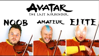 5 Levels of Avatar: The Last Airbender on VIOLIN